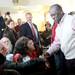 Republican presidential candidate Herman Cain greets supporters after giving a speech at the Big Sky Diner in Ypsilanti during a stop on Thursday morning. Melanie Maxwell I AnnArbor.com